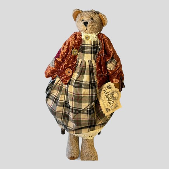 ENESCO - 1996 TEDDY TOMPKINS COLLECTIBLE BEARS - 22" ISABELLA - Picture 7 of 16